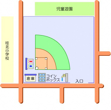 与瀬グラウンド　見取図