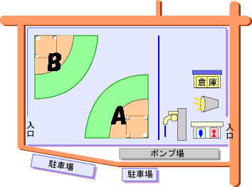 深堀中央公園スポーツ広場配置図