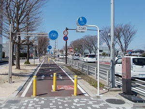 自転車道の写真