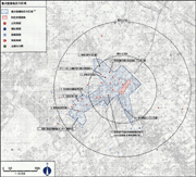 重点整備地区の区域図
