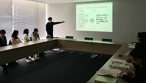 平成29年度青山学院大学結果報告会の様子