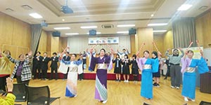 田名文化祭　民舞ステージ　写真