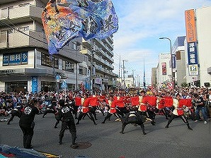 よさこいRUNBUの様子の写真